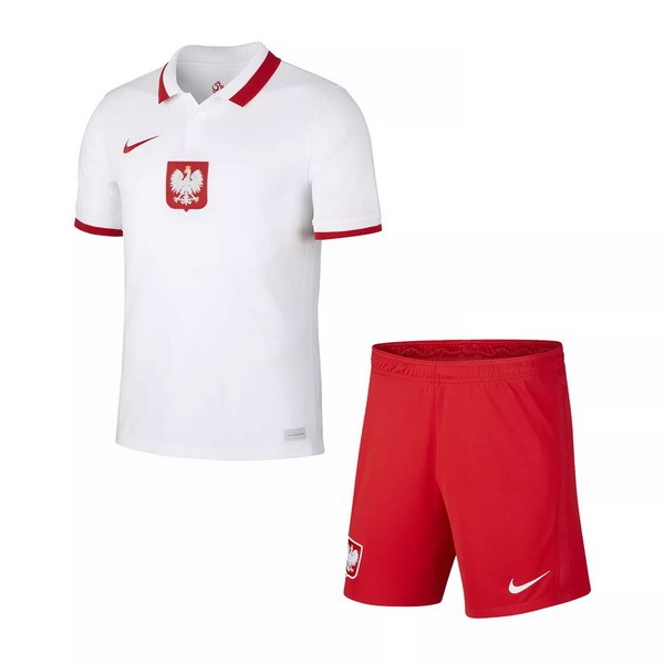 Camiseta Polonia 1ª Niño 2021 Blanco